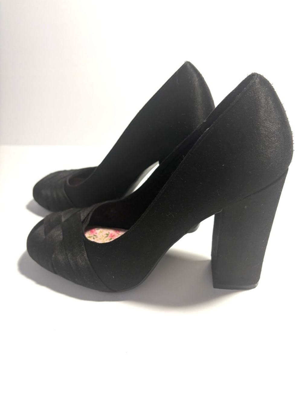 Rocket Dog Black Women’s Block, Chunky Heel Pumps, Sz 9